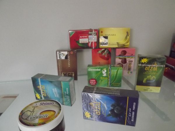 varias esencias para narguile